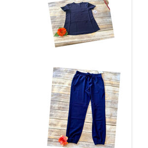 NEW NAVY BLUE SCRUB SET